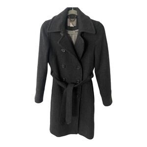 J. Crew x Nello Gori Stadium Cloth Belted Trench Coat Double Breasted Size 0